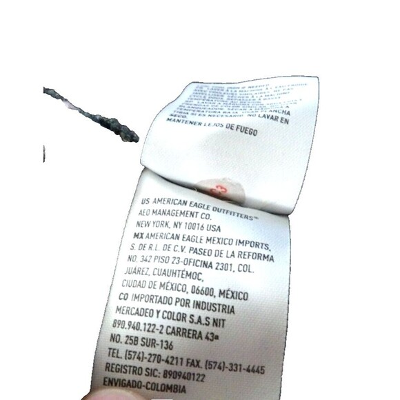 American Eagle Outfitters Oversized Soft Sexy T-Shirt Striped Small Grunge READ - Picture 14 of 16